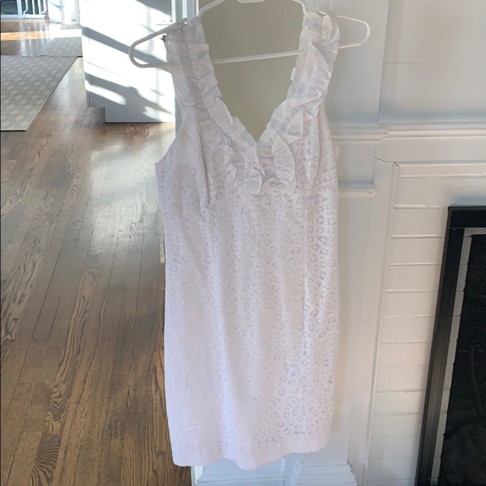 Lily white dress.